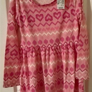 The Children's Place Pink Heart Pattern Dress